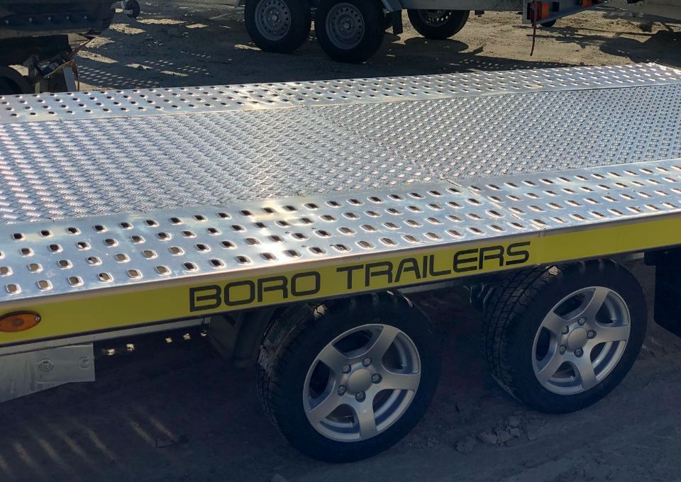 Portavehículos remolque nuevo Boro NOWA LAWETA Merkury ALUMINIOWY 4,5m!: foto 11