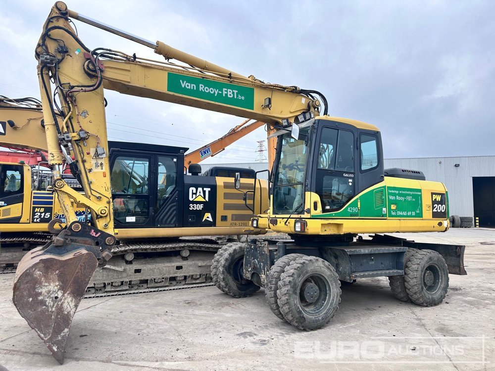 2009 Komatsu PW200-7H - Excavadora de ruedas: foto 1 2009 Komatsu PW200-7H - Excavadora de ruedas: foto 1