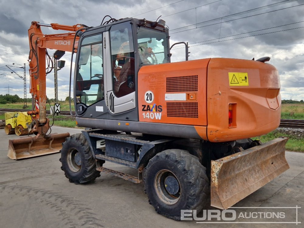 2010 Hitachi ZX140W-3 - Excavadora de ruedas: foto 3 2010 Hitachi ZX140W-3 - Excavadora de ruedas: foto 3