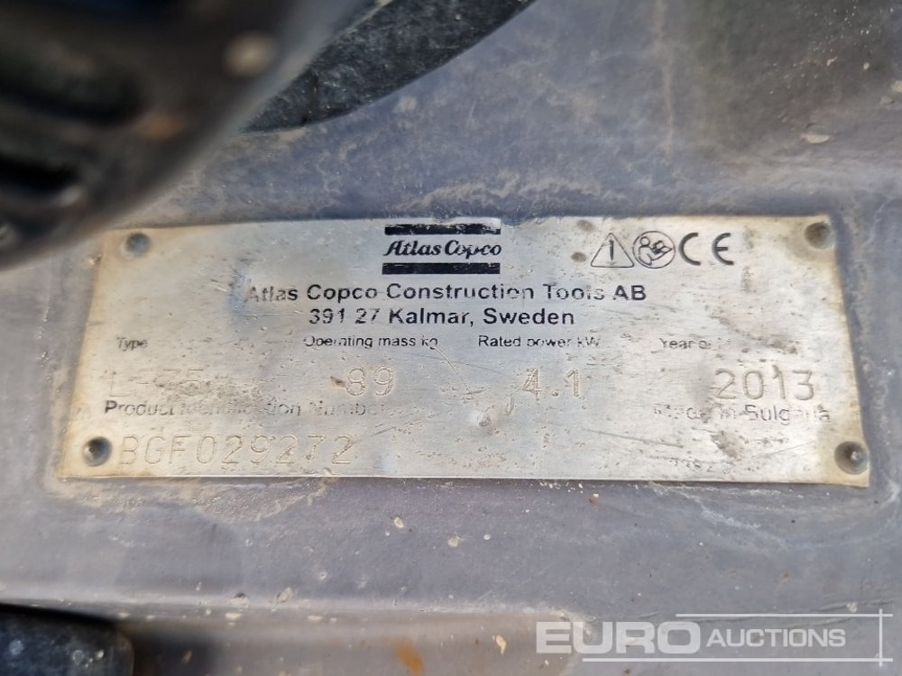 Construcción de carreteras 2013 Atlas Copco LF75: foto 7