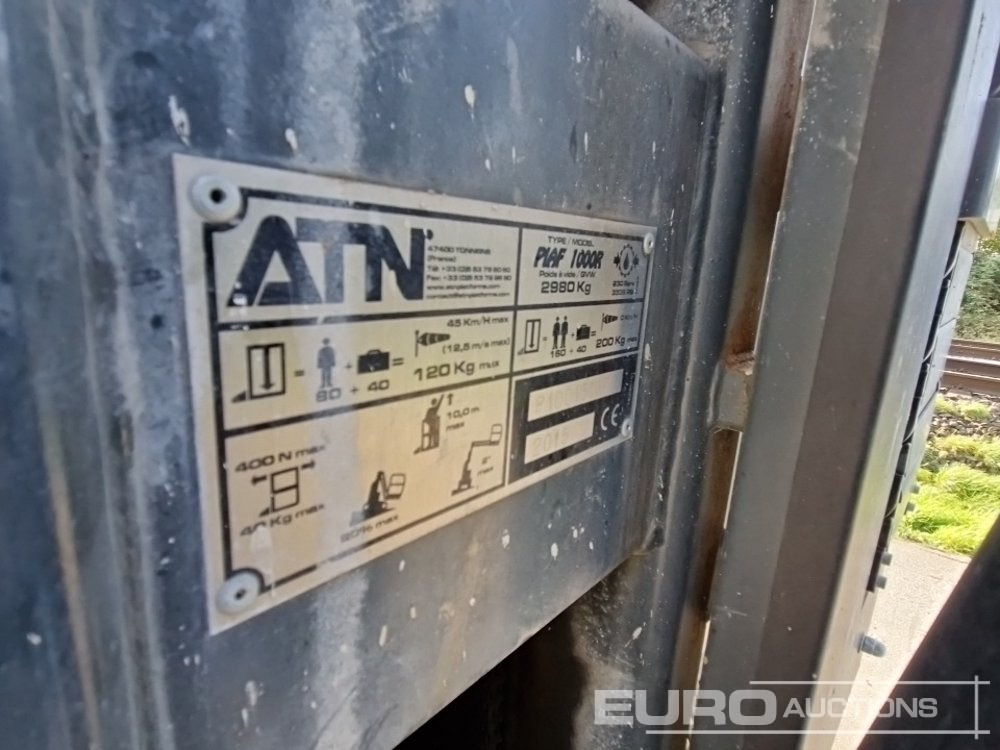 Plataforma de mástil vertical 2015 ATN PIAF1000R: foto 23 Plataforma de mástil vertical 2015 ATN PIAF1000R: foto 23