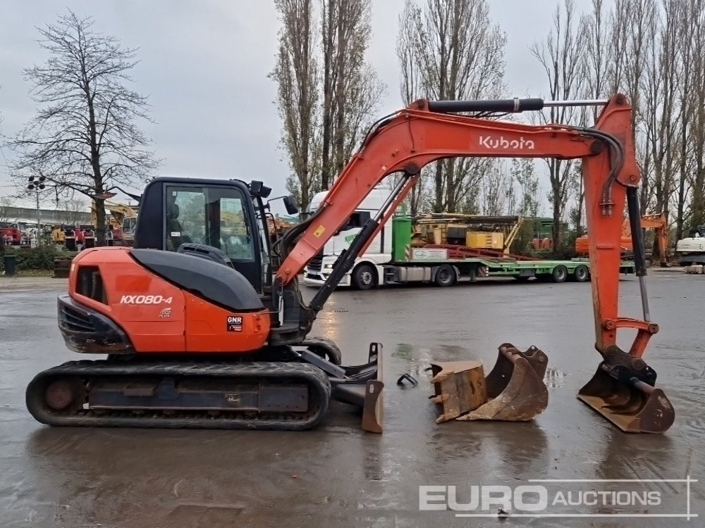 2015 Kubota KX080-4 - Miniexcavadora: foto 5 2015 Kubota KX080-4 - Miniexcavadora: foto 5