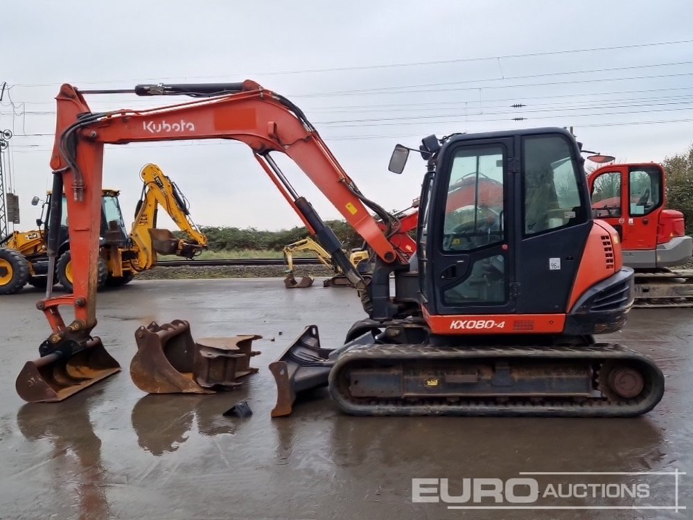 2015 Kubota KX080-4 - Miniexcavadora: foto 2 2015 Kubota KX080-4 - Miniexcavadora: foto 2