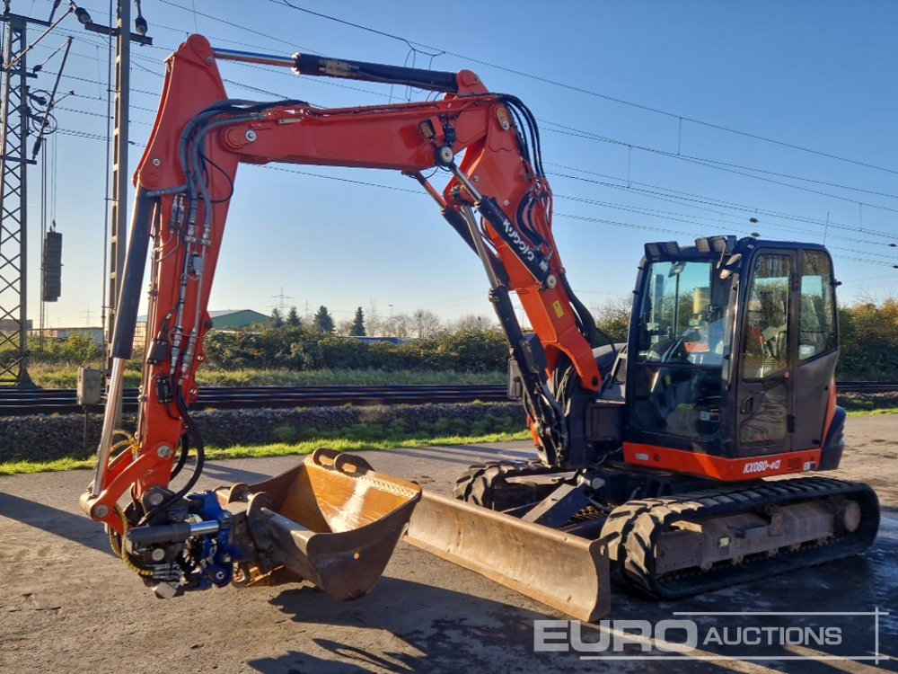2016 Kubota KX080-4 - Miniexcavadora: foto 1 2016 Kubota KX080-4 - Miniexcavadora: foto 1