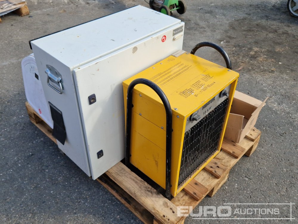Pallet of AC, Nailgun, Heater, Distribution Box - Equipo de construcción: foto 3 Pallet of AC, Nailgun, Heater, Distribution Box - Equipo de construcción: foto 3