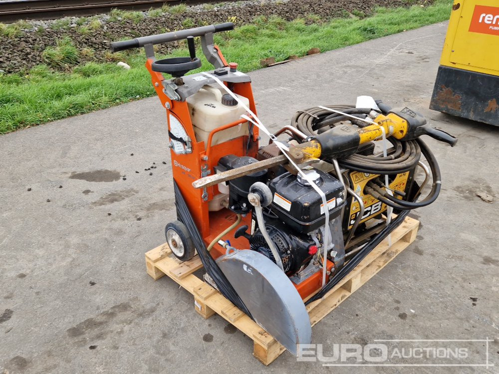 Pallet of Walk Behind Asphalt Saw, JCB Compressor with Compressed Air Hammer - Equipo de construcción: foto 4 Pallet of Walk Behind Asphalt Saw, JCB Compressor with Compressed Air Hammer - Equipo de construcción: foto 4