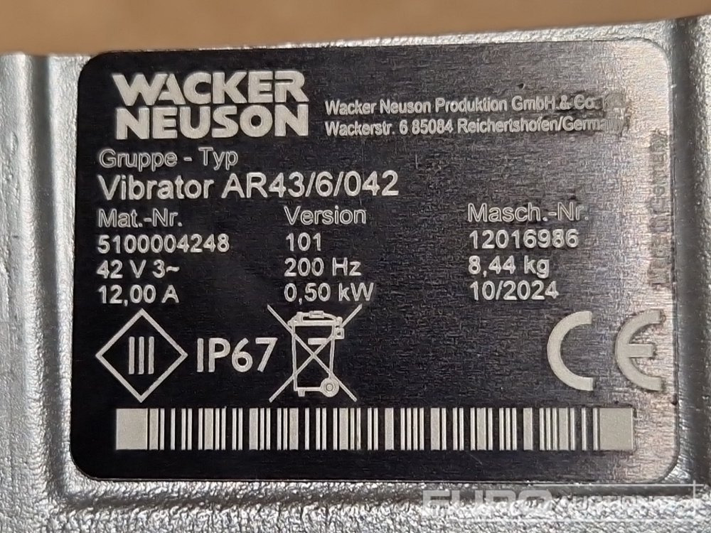 Maquinaria para hormigón nuevo Unused 2024 Wacker Neuson AR43/6/042: foto 6