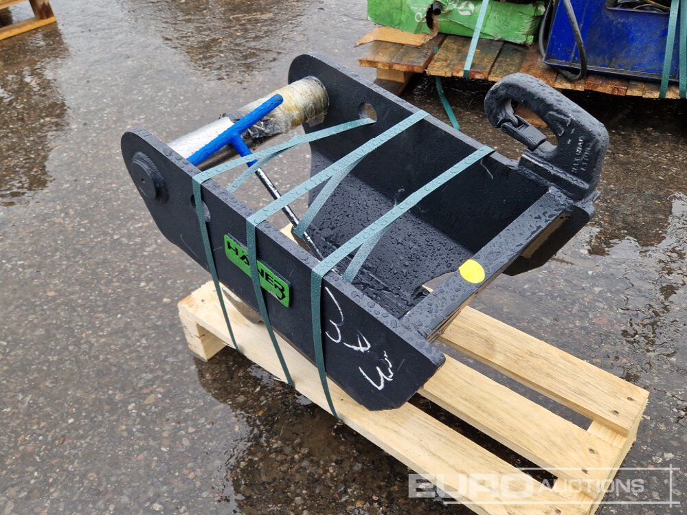 Unused Häner HSW03M / MS08/LH Mechanical Adapter MS03 with MS08 frame and load hook, to suit excavator up to 9t, Load hook load capacity: 2,500 kg, weight 74kg - Acoplamiento rápido: foto 2 Unused Häner HSW03M / MS08/LH Mechanical Adapter MS03 with MS08 frame and load hook, to suit excavator up to 9t, Load hook load capacity: 2,500 kg, weight 74kg - Acoplamiento rápido: foto 2