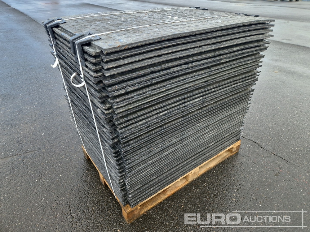 Unused Pallet of Plastic Connectable Road Plates, 1200x800x28mm, 22kg per Plate (35 of) - Equipo de construcción: foto 3 Unused Pallet of Plastic Connectable Road Plates, 1200x800x28mm, 22kg per Plate (35 of) - Equipo de construcción: foto 3