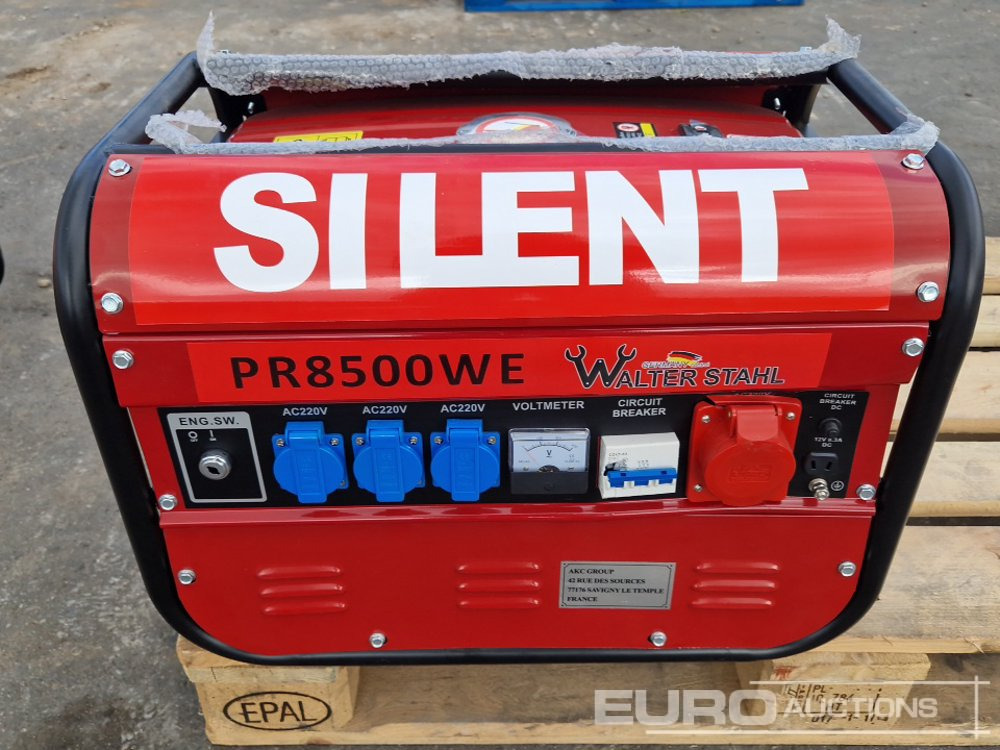 Generador industriale WalterStahl PR8500WE 3kW Petrol Generator: foto 9