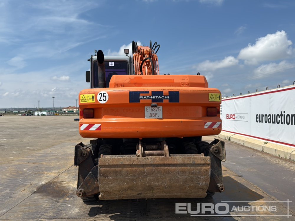 Fiat Hitachi EX165W - Excavadora de ruedas: foto 4 Fiat Hitachi EX165W - Excavadora de ruedas: foto 4