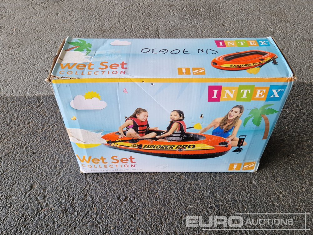 INTEX Explorer Pro Inflatable Raft (196 x 102 x 33 cm) - Equipo de construcción: foto 2 INTEX Explorer Pro Inflatable Raft (196 x 102 x 33 cm) - Equipo de construcción: foto 2