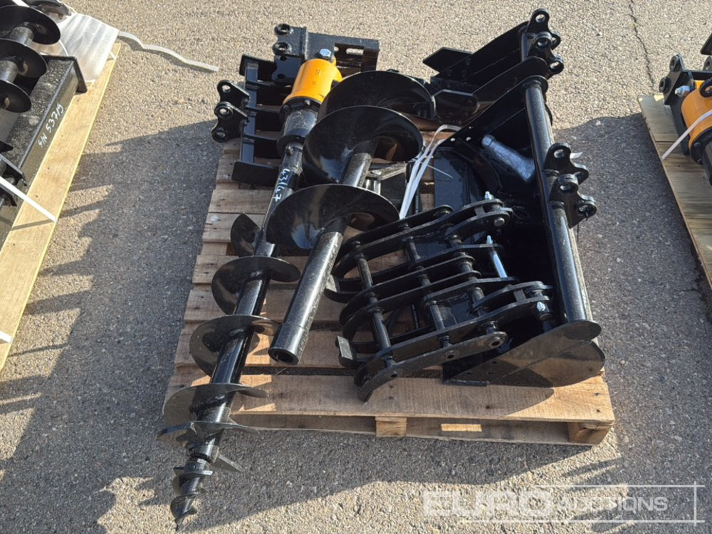 Unused 2025 Captok Mini Excavator Attachments, Quick Hitch, Rake, Ripper, Auger, 12" Auger Rod, 8" Digging Bucket, 32" Ditching Bucket - Implemento para Excavadora: foto 2 Unused 2025 Captok Mini Excavator Attachments, Quick Hitch, Rake, Ripper, Auger, 12" Auger Rod, 8" Digging Bucket, 32" Ditching Bucket - Implemento para Excavadora: foto 2