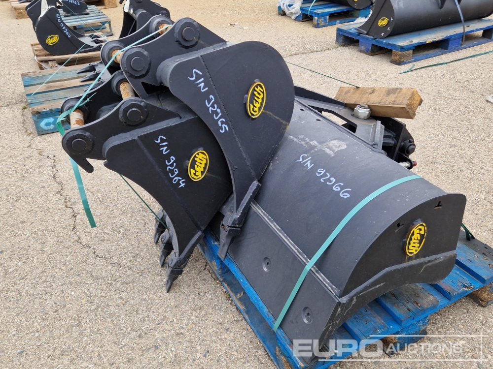 Unused 2024 Geith AT2.8R-1200SR 48" Tilt Ditching Bucket, H03-0450 18" Digging Bucket, H03-0300 12" Digging Bucket 35mm Pin to suit Mini / Conjunto Cazos Excavator - Cazo: foto 4 Unused 2024 Geith AT2.8R-1200SR 48" Tilt Ditching Bucket, H03-0450 18" Digging Bucket, H03-0300 12" Digging Bucket 35mm Pin to suit Mini / Conjunto Cazos Excavator - Cazo: foto 4