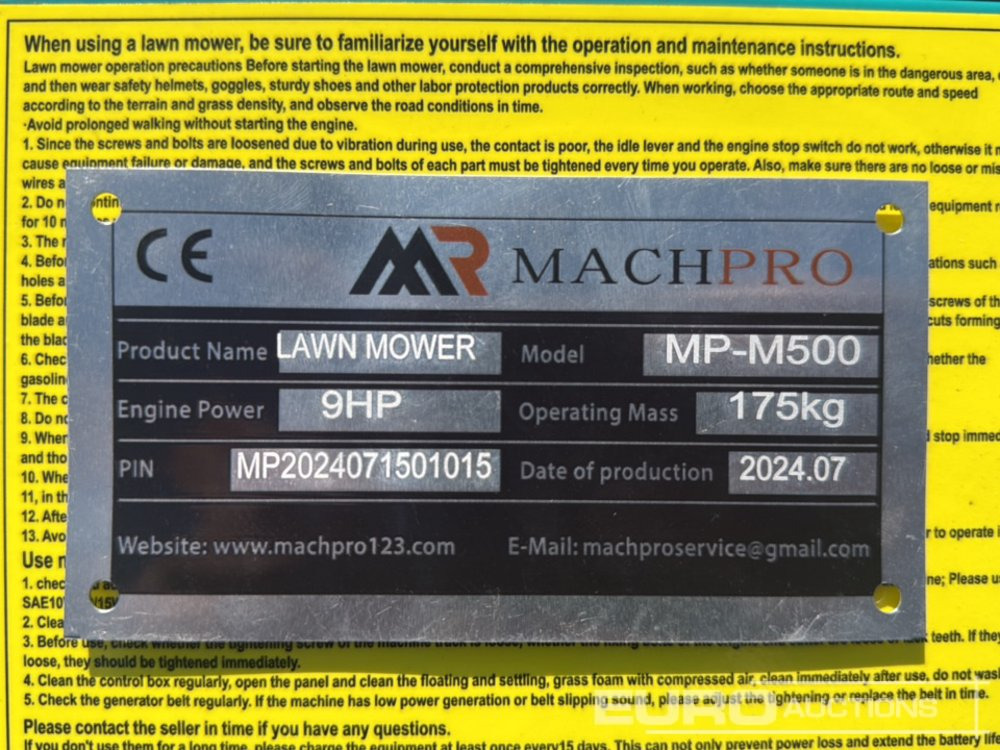 Equipo de taller Unused 2025 Machpro MP-M500: foto 11