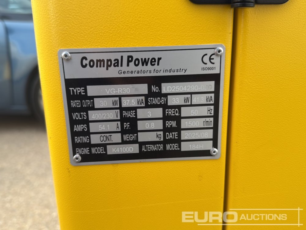 Generador industriale Unused Compal Power VG-R30: foto 10 Generador industriale Unused Compal Power VG-R30: foto 10