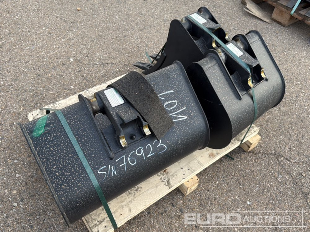 Unused Häner Bucket Package HTL160-Morin-M0 24" (600mm) Tilt Ditch Bucket S/N20250272, Digging Buckets HTL120-Morin-M0 12" (250mm) S/N20250210 and HTL140-Morin-M0 24" (600mm) to suit 1-2,5 ton mini ex - Cazo: foto 3 Unused Häner Bucket Package HTL160-Morin-M0 24" (600mm) Tilt Ditch Bucket S/N20250272, Digging Buckets HTL120-Morin-M0 12" (250mm) S/N20250210 and HTL140-Morin-M0 24" (600mm) to suit 1-2,5 ton mini ex - Cazo: foto 3