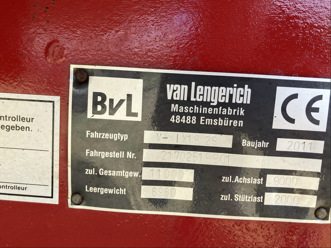 BVL Futtermischwagen V-Mix 18 2S - Desensiladora: foto 2 BVL Futtermischwagen V-Mix 18 2S - Desensiladora: foto 2