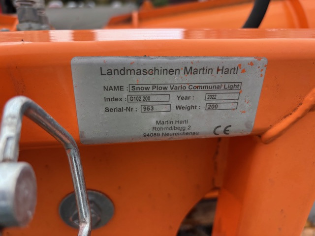 Branson Vario Schneepflug 2000 - Cuchilla quitanieves: foto 2 Branson Vario Schneepflug 2000 - Cuchilla quitanieves: foto 2