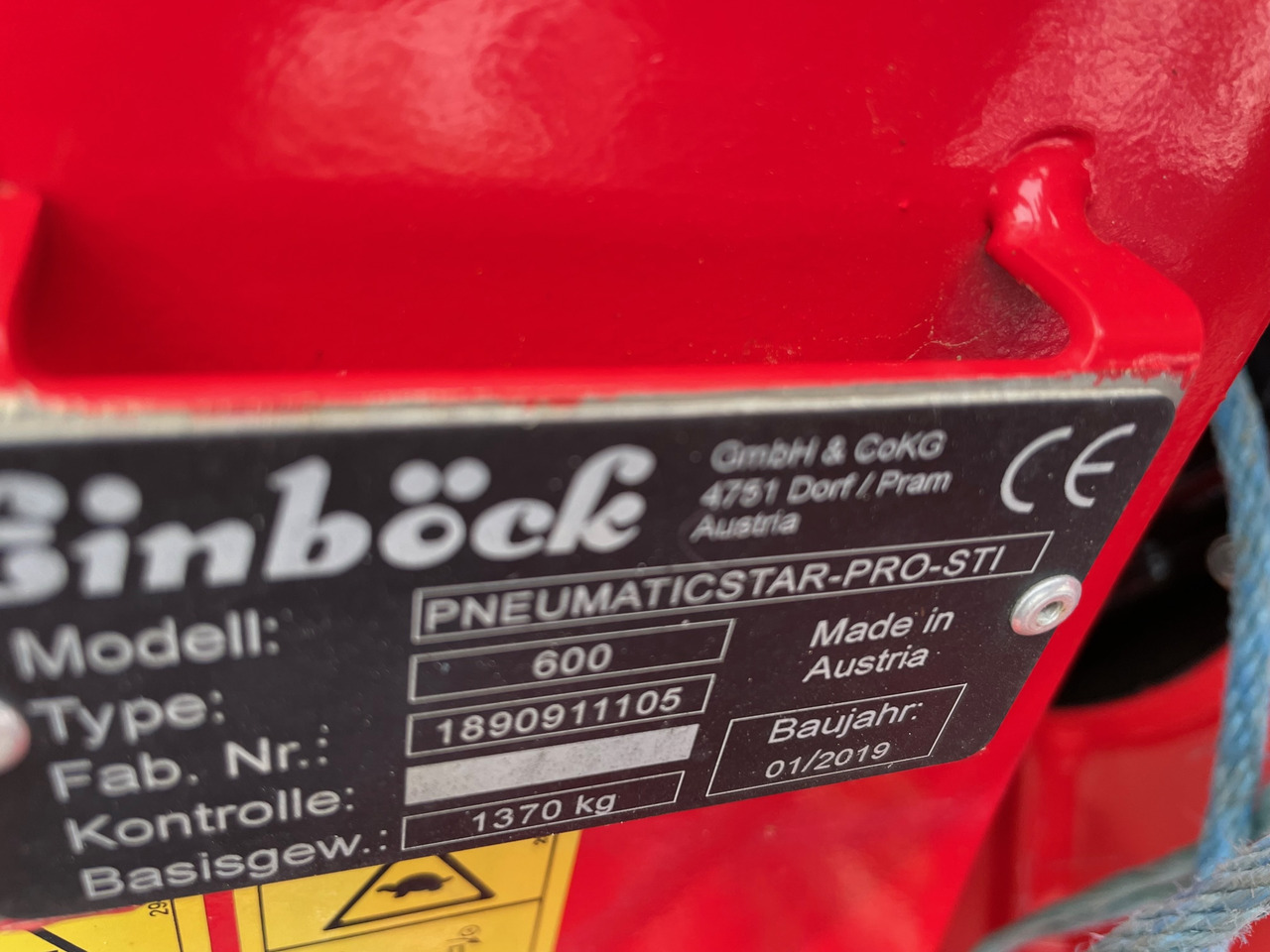 Einböck Pneumaticstar Pro 600 STI - Maquinaria de siembra: foto 2 Einböck Pneumaticstar Pro 600 STI - Maquinaria de siembra: foto 2