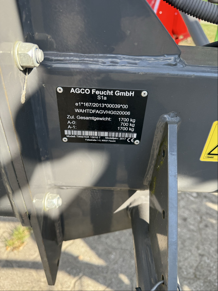 Fendt Twister 13010T - Henificadora: foto 2 Fendt Twister 13010T - Henificadora: foto 2