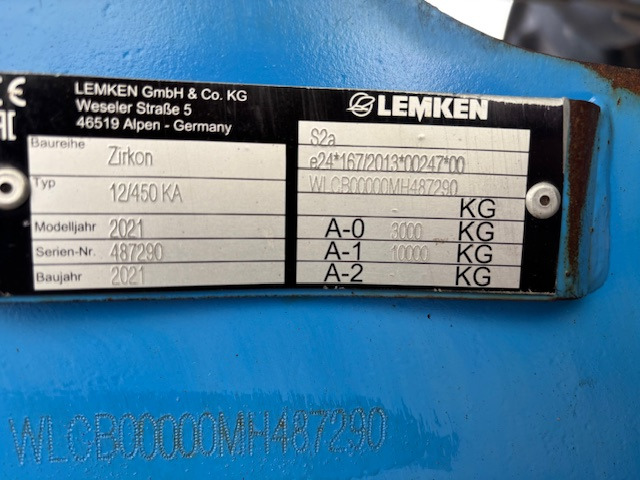 Lemken Solitair 9 KA / 450-DS 125 - Sembradora: foto 2 Lemken Solitair 9 KA / 450-DS 125 - Sembradora: foto 2