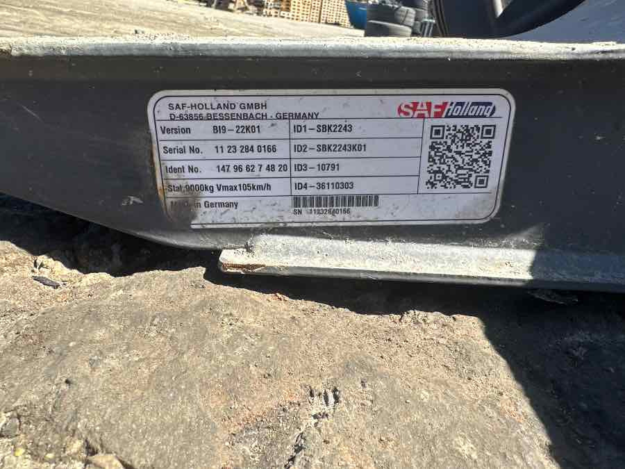 EKERI TRAILER AXLE SAF BI9-22K01 - Eje y piezas para Remolque: foto 3 EKERI TRAILER AXLE SAF BI9-22K01 - Eje y piezas para Remolque: foto 3