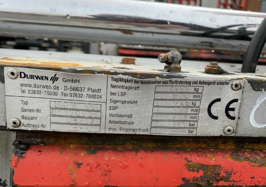 Durwen DRPK30C - Horquillas para Carretilla elevadora: foto 5 Durwen DRPK30C - Horquillas para Carretilla elevadora: foto 5