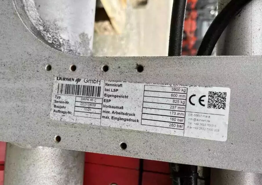 Durwen DRPK45C - Horquillas para Carretilla elevadora: foto 5 Durwen DRPK45C - Horquillas para Carretilla elevadora: foto 5