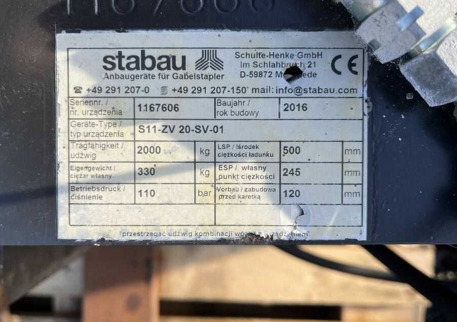 Stabau S11-ZV20-SV-01 - Implemento: foto 5 Stabau S11-ZV20-SV-01 - Implemento: foto 5