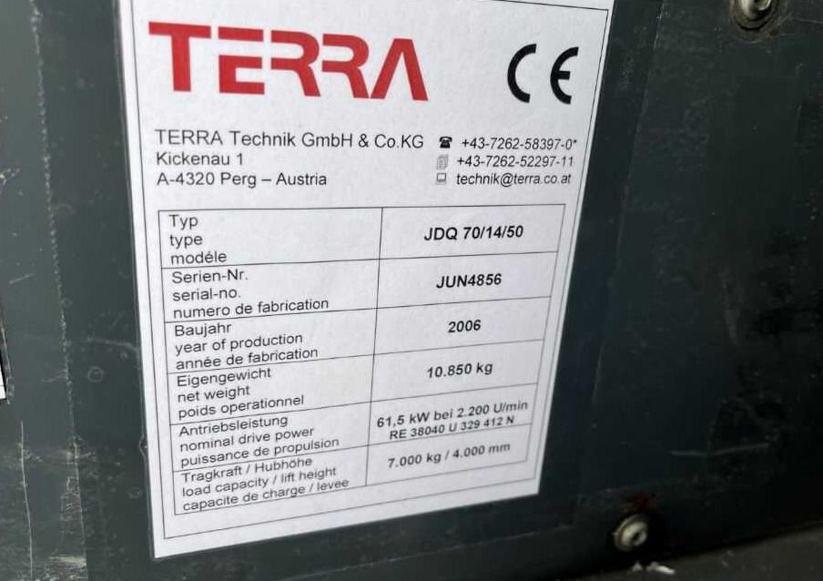 Jumbo JDQ70-14-50 - Carretilla de carga lateral: foto 4 Jumbo JDQ70-14-50 - Carretilla de carga lateral: foto 4