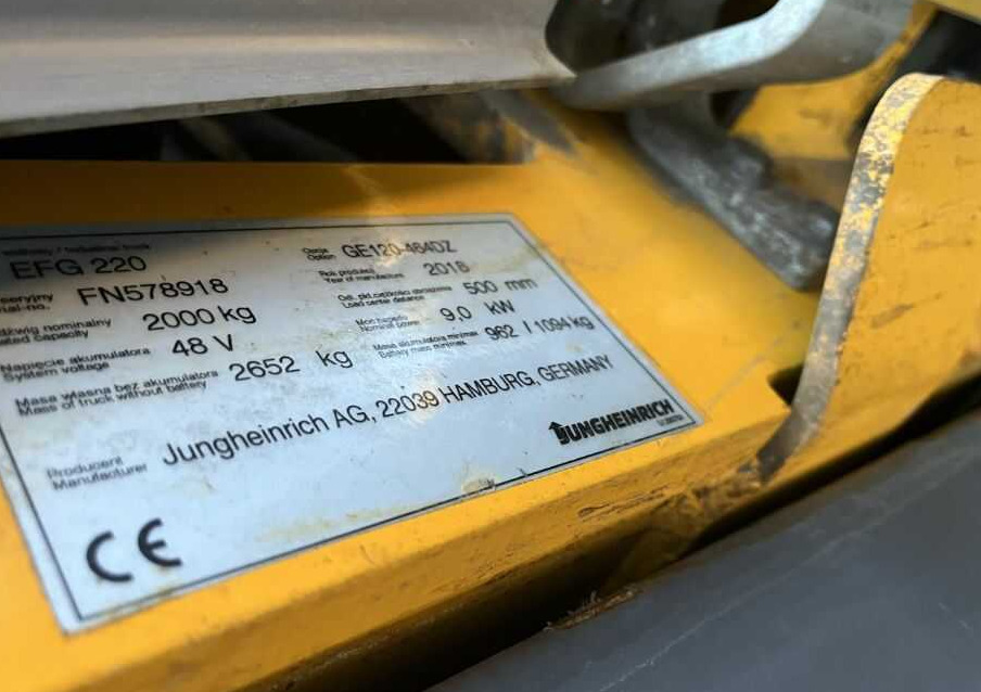 Jungheinrich EFG220 - Carretilla elevadora eléctrica: foto 4 Jungheinrich EFG220 - Carretilla elevadora eléctrica: foto 4