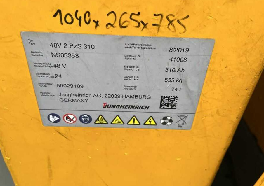 Retráctil Jungheinrich ETV110: foto 7 Retráctil Jungheinrich ETV110: foto 7