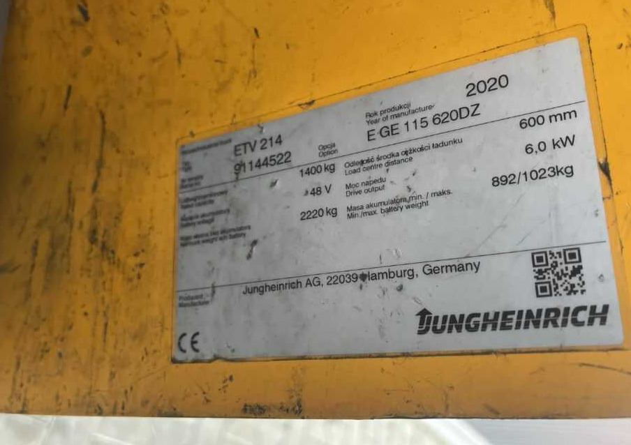 Jungheinrich ETV214 - Retráctil: foto 4 Jungheinrich ETV214 - Retráctil: foto 4