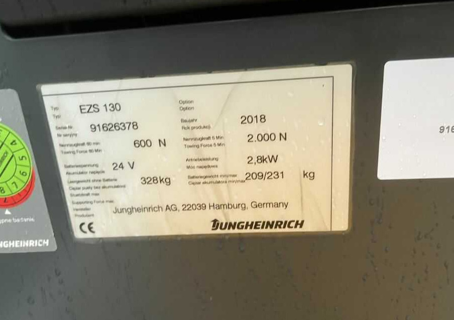 Jungheinrich EZS130 - Remolcadora: foto 4 Jungheinrich EZS130 - Remolcadora: foto 4