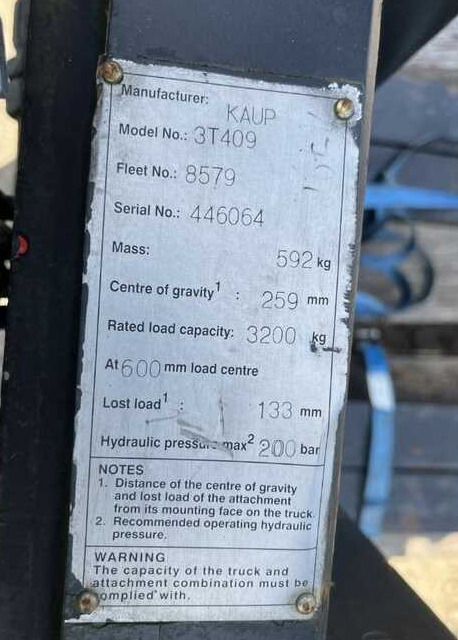 Kaup 3T409 - Horquillas: foto 5 Kaup 3T409 - Horquillas: foto 5