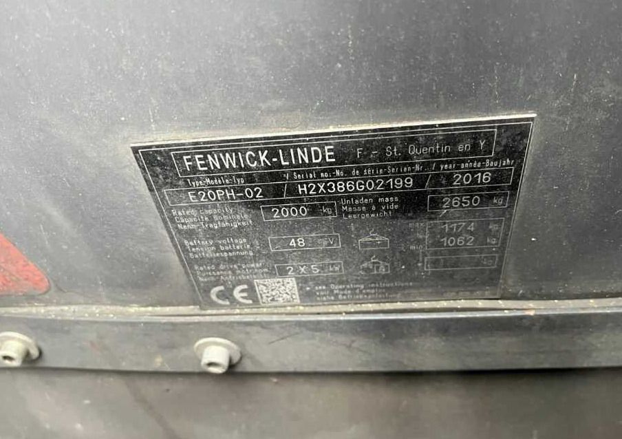 Linde E20PH-02 - Carretilla elevadora eléctrica: foto 4 Linde E20PH-02 - Carretilla elevadora eléctrica: foto 4