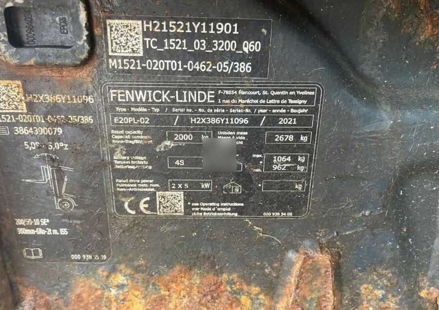 Linde E20PL-02 - Carretilla elevadora eléctrica: foto 4 Linde E20PL-02 - Carretilla elevadora eléctrica: foto 4