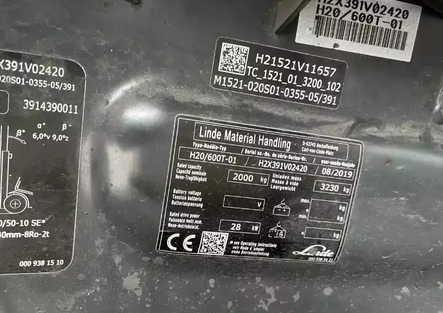 Linde H20/600T-01 - Carretilla elevadora de gas: foto 4 Linde H20/600T-01 - Carretilla elevadora de gas: foto 4