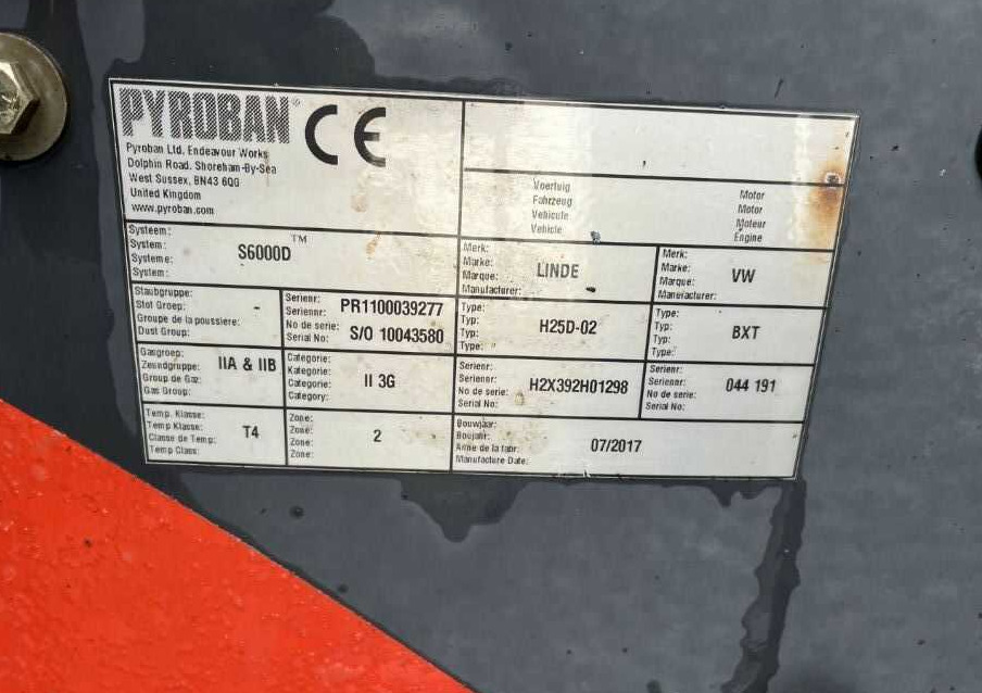 Linde H25D-02 - Carretilla elevadora diésel: foto 5 Linde H25D-02 - Carretilla elevadora diésel: foto 5