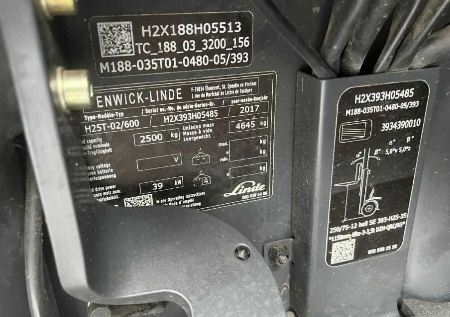 Linde H25T-02/600 - Carretilla elevadora de gas: foto 4 Linde H25T-02/600 - Carretilla elevadora de gas: foto 4