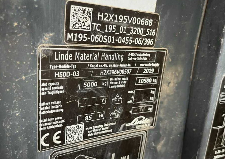 Linde H50D-03 - Carretilla elevadora diésel: foto 5 Linde H50D-03 - Carretilla elevadora diésel: foto 5