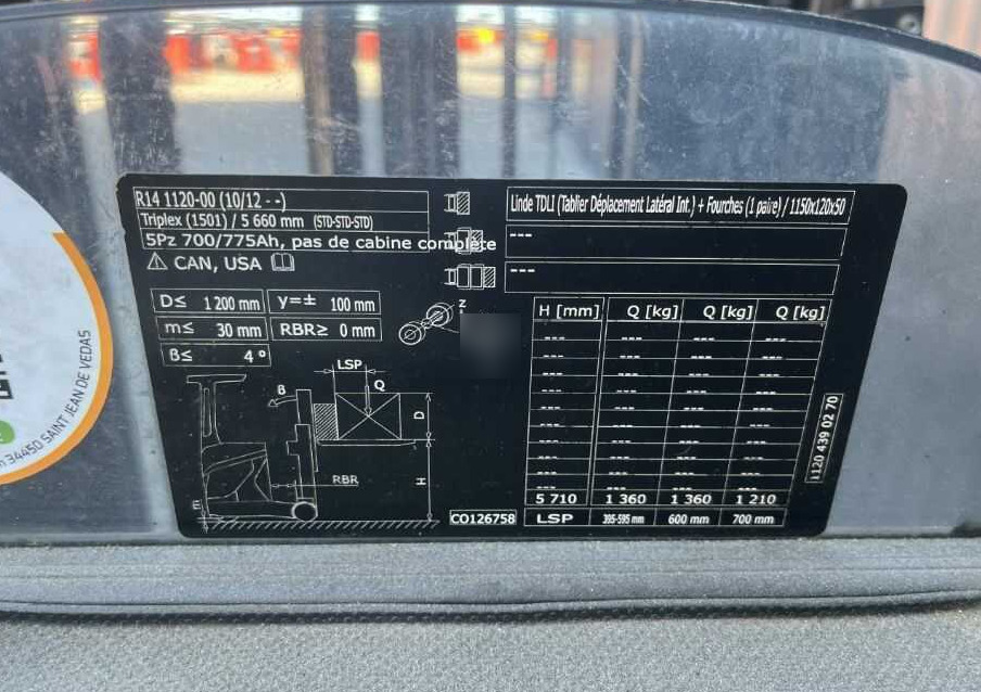 Retráctil Linde R14-01: foto 6