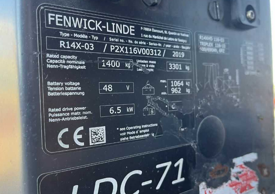 Linde R14X - Retráctil: foto 4 Linde R14X - Retráctil: foto 4