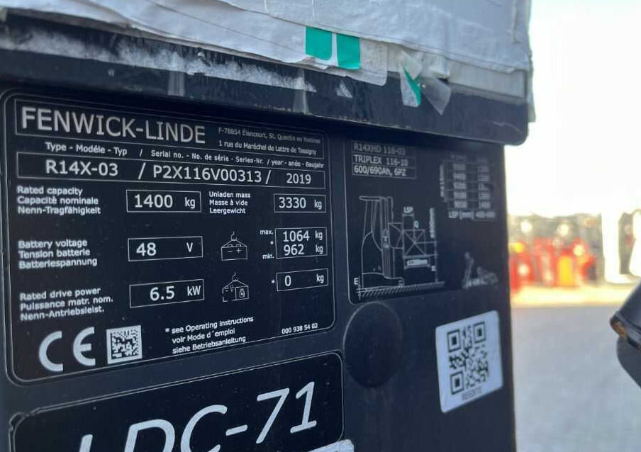 Linde R14X - Retráctil: foto 4 Linde R14X - Retráctil: foto 4