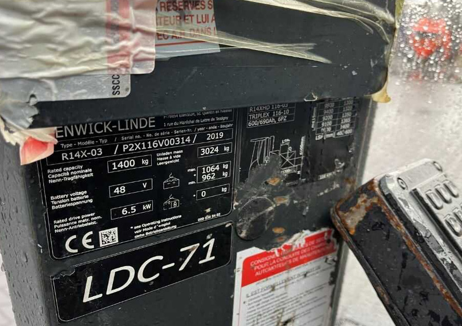 Linde R14X - Retráctil: foto 4 Linde R14X - Retráctil: foto 4