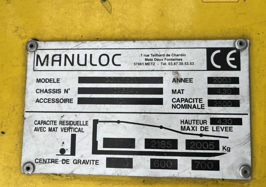 Nissan Q02L25CU - Carretilla elevadora eléctrica: foto 4 Nissan Q02L25CU - Carretilla elevadora eléctrica: foto 4