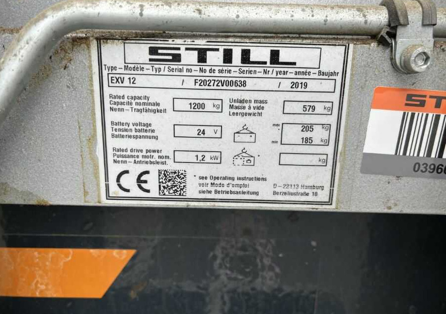 Still EXV12 - Apilador: foto 4 Still EXV12 - Apilador: foto 4