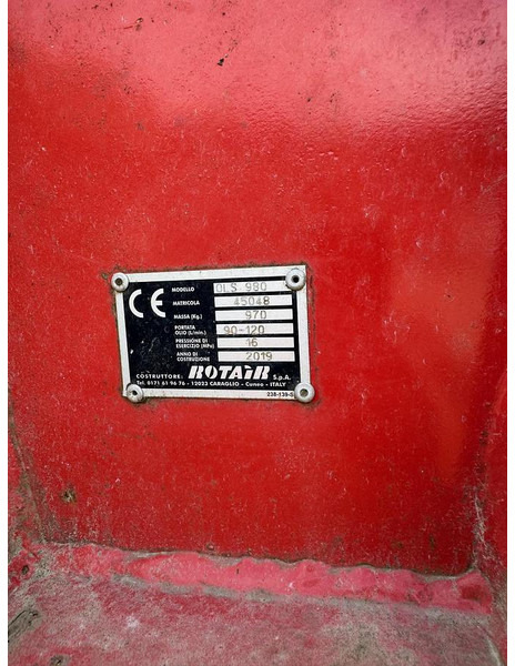 Rotair OLS980 - Martillo hidráulico: foto 1 Rotair OLS980 - Martillo hidráulico: foto 1