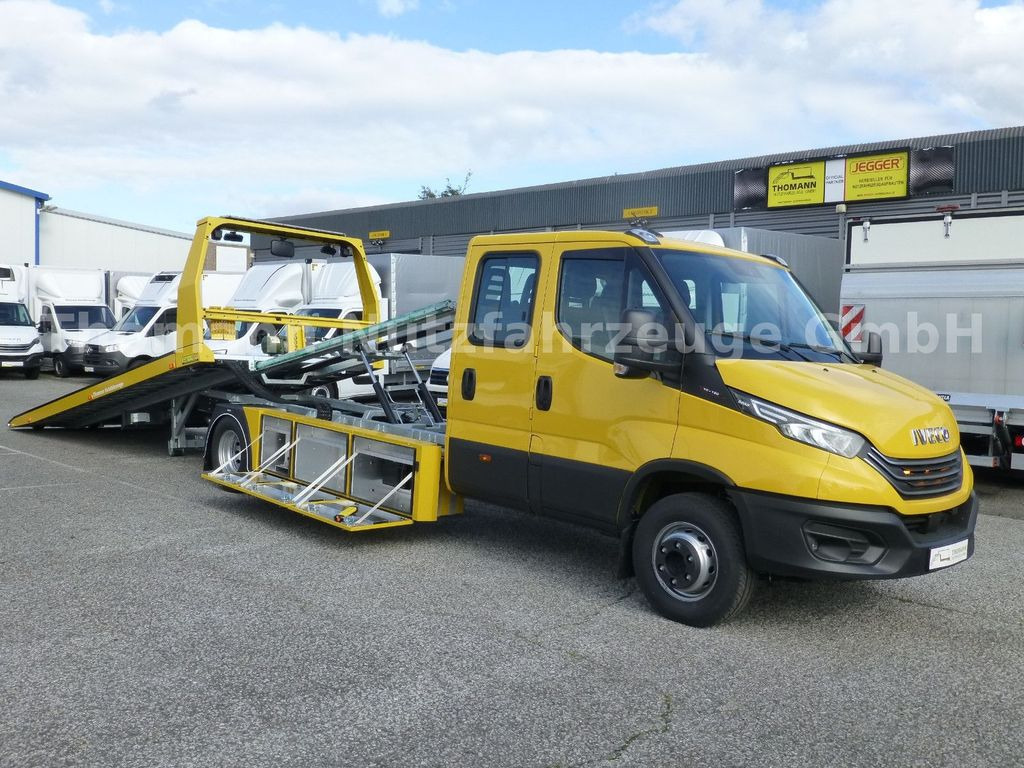 Iveco DAILY 70C18 DoKa Schiebeplateau Luftfed Navi Iveco DAILY 70C18 DoKa Schiebeplateau Luftfed Navi - Grua de remolque autos, Vehículo comercial ligero: foto 1 Iveco DAILY 70C18 DoKa Schiebeplateau Luftfed Navi Iveco DAILY 70C18 DoKa Schiebeplateau Luftfed Navi - Grua de remolque autos, Vehículo comercial ligero: foto 1